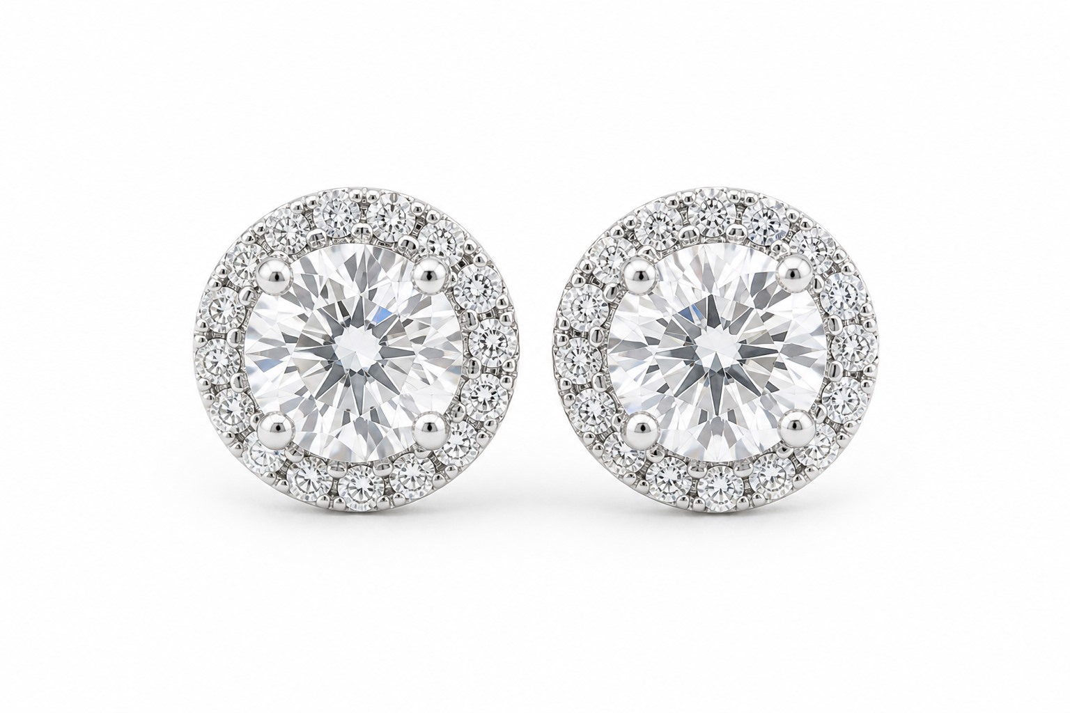 Halo Stud Earrings