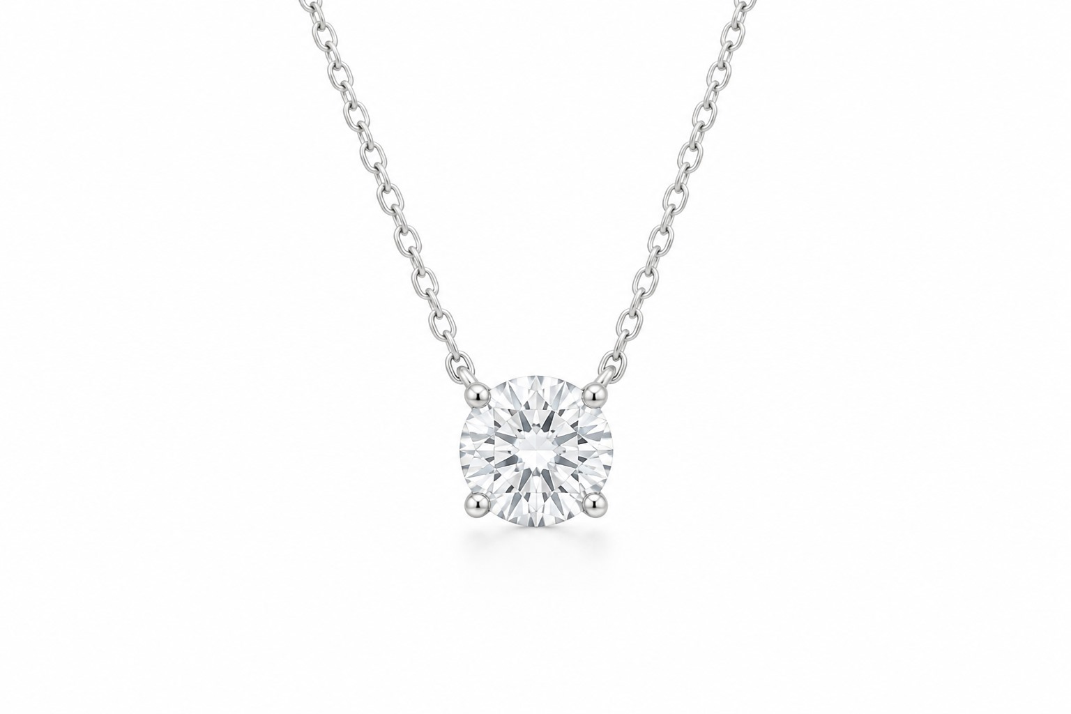 Solitaire Pendant Necklace